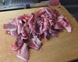 我が家の牛すじ煮込み作り方1写真
