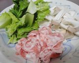 レタスとエリンギのチャーハン作り方1写真