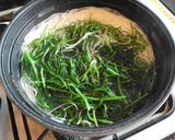 おかひじきと素麺のサラダ作り方3写真