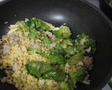 レタスとエリンギのチャーハン作り方6写真