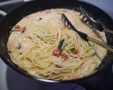 男のトマトクリームパスタ(☆お店の味☆)作り方10写真