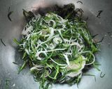 おかひじきと素麺のサラダ作り方5写真