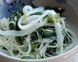 おかひじきと素麺のサラダ作り方10写真