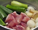 韓国料理ー豚のチャンジョリム作り方1写真