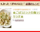 ✿ごぼうとツナの梅マヨサラダ✿作り方5写真