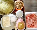 豚ひき肉×豆腐のふわふわつくね♪作り方1写真