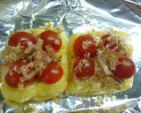 和満喫＊トマトと薄揚げ　梅ワサビ風味焼き作り方3写真