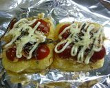 和満喫＊トマトと薄揚げ　梅ワサビ風味焼き作り方4写真