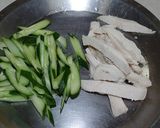 うまうま鶏胸塩麹まぜめん作り方1写真