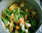 モロッコ豆と竹輪の炒め煮作り方3写真