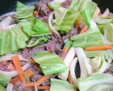 超簡単！野菜たっぷり和風焼きうどん作り方2写真