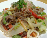 超簡単！野菜たっぷり和風焼きうどん作り方7写真