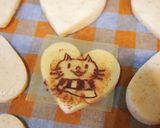 簡単☆ココアでキャラクッキー　ステンシル作り方5写真