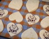 簡単☆ココアでキャラクッキー　ステンシル作り方6写真