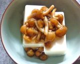 梅わさび　冷やしなめこあんかけ豆腐作り方5写真