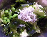 キャベツとしらすと枝豆の紫蘇風味甘酢和え作り方3写真