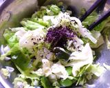 キャベツとしらすと枝豆の紫蘇風味甘酢和え作り方4写真