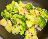 ブロッコリーとカニカマの蒸し焼き🥦作り方6写真