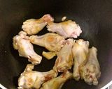 ウェイパーと手羽元で甘辛煮♪叉焼風作り方2写真