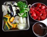 醤油麹で夏野菜のすき煮風作り方1写真