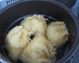 納豆おかず！卵とお野菜で☆だし巾着煮作り方5写真