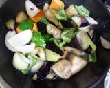 醤油麹で夏野菜のすき煮風作り方5写真
