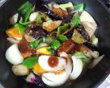 醤油麹で夏野菜のすき煮風作り方6写真