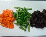 きくらげとひき肉の中華あんかけ作り方1写真