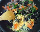 きくらげとひき肉の中華あんかけ作り方3写真