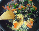 きくらげとひき肉の中華あんかけ作り方3写真