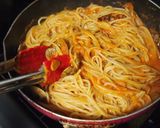 あさりのトマトクリームパスタ作り方8写真