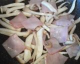 簡単！エリンギとベーコンのバター醤油作り方3写真