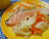 ノンオイルbut栄養満点！鮭と野菜の蒸煮作り方6写真