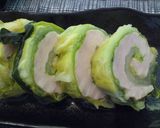 鶏むね肉の白菜ロール☆豆乳ソースがけ～作り方14写真