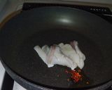 イカとゴマ油と鷹の爪炒め作り方3写真