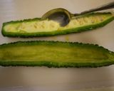 刺激的！ホットチリゴーヤ炒め作り方1写真
