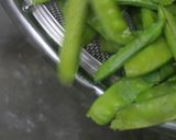 スナップエンドウのカレー炒め作り方3写真