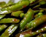 スナップエンドウのカレー炒め作り方17写真