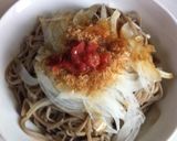 ためして！サラダ玉ねぎのっけ蕎麦作り方4写真