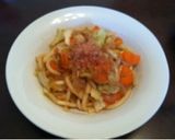 居酒屋の焼うどん作り方3写真