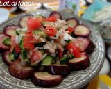 レンジで♪蒸しナスのスイートチリサラダ作り方5写真