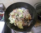男料理！カレー焼きそば作り方3写真