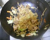 男料理！カレー焼きそば作り方4写真