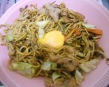 男料理！カレー焼きそば作り方5写真