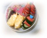 ✿お弁当にきゅうりカニカマピック刺し✿作り方3写真