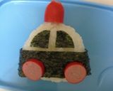 キャラ弁 パトカー作り方2写真