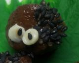 黒ゴマでリアルまっくろくろすけ作り方3写真