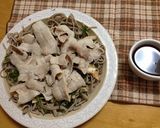 さっぱり梅ドレしいたけ蕎麦作り方11写真