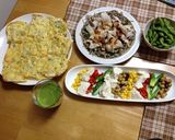 さっぱり梅ドレしいたけ蕎麦作り方12写真