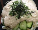 簡単さっぱり!冷やしうどんの梅豆腐ソース作り方4写真